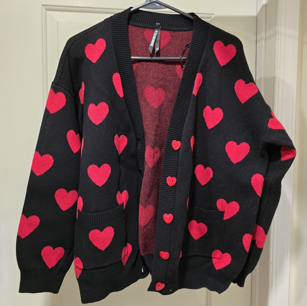 Dangerfield Heart Cardigan